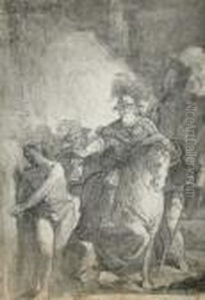 A Ruler On Horseback Oil Painting by Jacopo Robusti, II Tintoretto