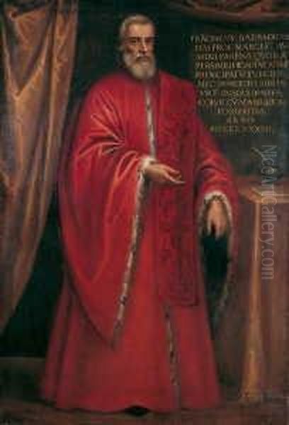 Bildnis Des Venezianischen Prokurators
Franciscus Barradicus. Oil Painting by Jacopo Robusti, II Tintoretto