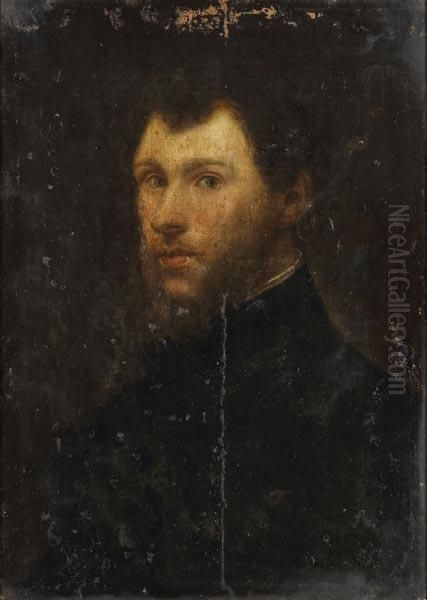 Cm. 59 X 42 Oil Painting by Jacopo Robusti, II Tintoretto