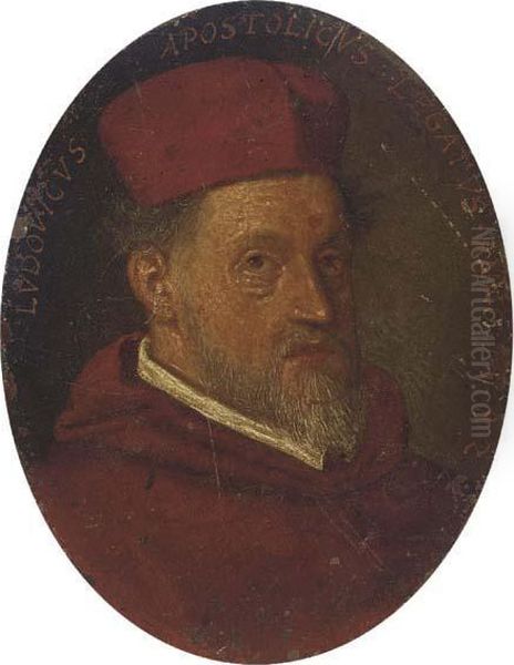 Portrait Of A Cardinal Oil Painting by Jacopo Robusti, II Tintoretto