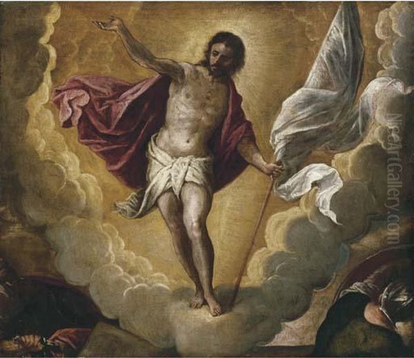 The Resurrection Oil Painting by Jacopo Robusti, II Tintoretto