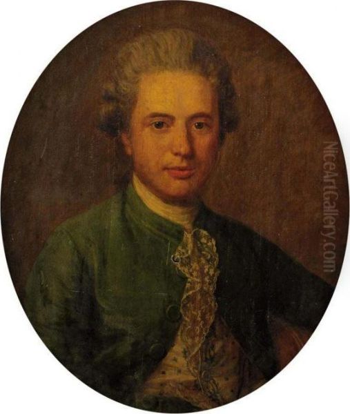 Portrait Of Anthony Fitzherbert Oil Painting by Johann Heinrich The Elder Tischbein