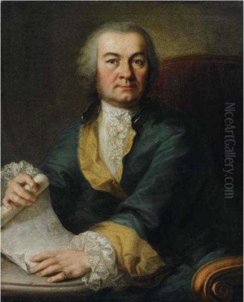 Portrait Of A Gentleman Oil Painting by Johann Heinrich The Elder Tischbein