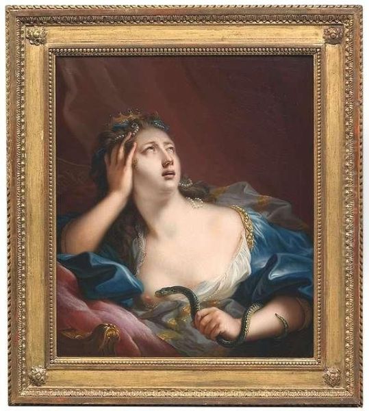 Cleopatra's Death Oil Painting by Johann Heinrich The Elder Tischbein