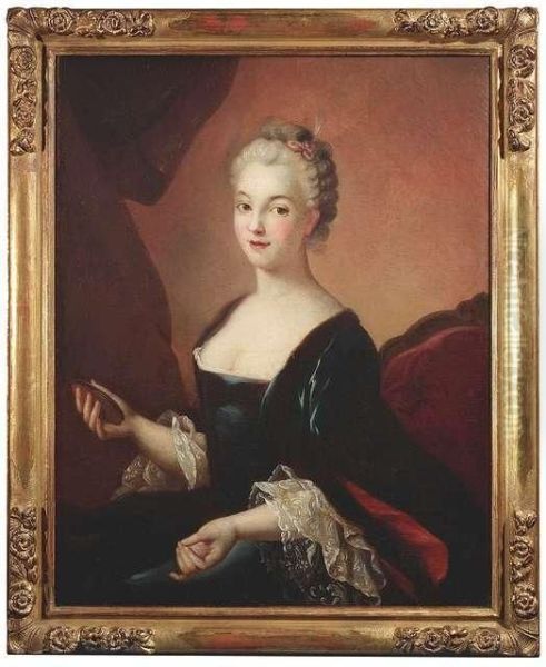 I. . Portrait Of A Young Lady Oil Painting by Johann Heinrich The Elder Tischbein