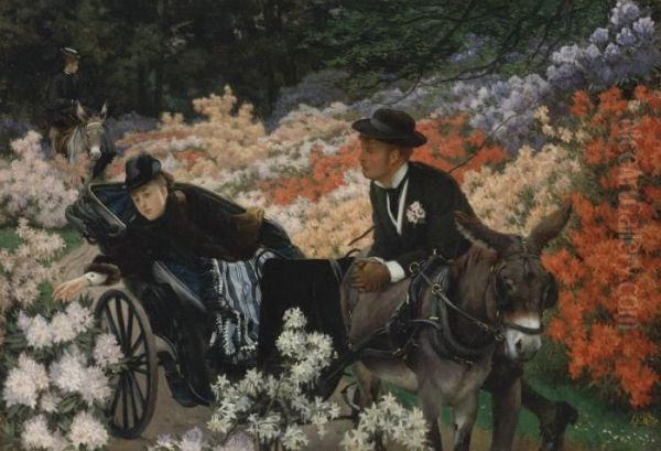 The Morning Ride Oil Painting by James Jacques Joseph Tissot