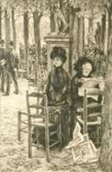 Sansdot Oil Painting by James Jacques Joseph Tissot