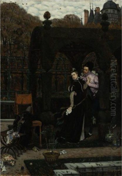 Le Rendez-vous Oil Painting by James Jacques Joseph Tissot