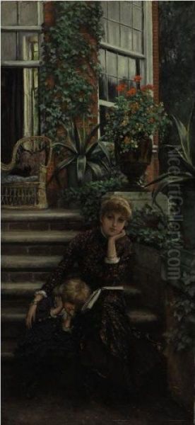 La Soeur Ainee Oil Painting by James Jacques Joseph Tissot