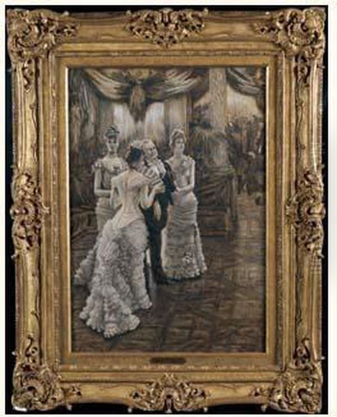 Le Bal Oil Painting by James Jacques Joseph Tissot