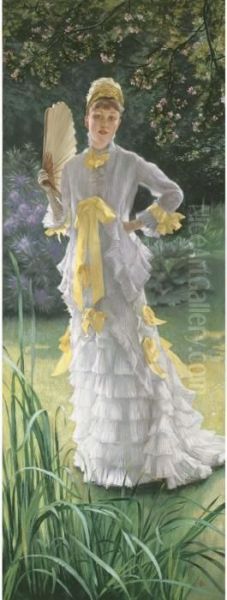 Spring Oil Painting by James Jacques Joseph Tissot