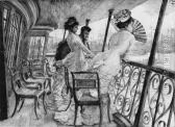 Ten Etchings By J. J. Tissot Oil Painting by James Jacques Joseph Tissot