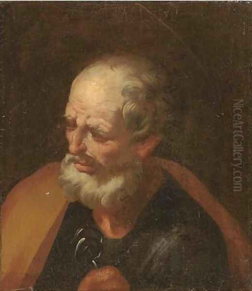 Saint Peter Oil Painting by Jusepe De Ribera, Lo Spagnoletto