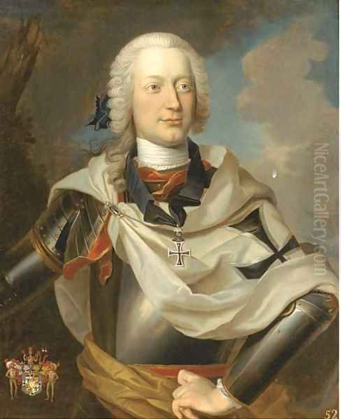 Portrait of a nobleman Oil Painting by Louis de Silvestre