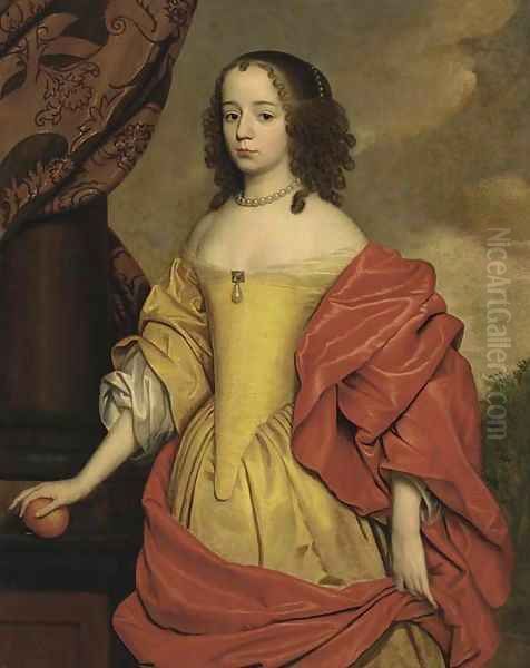 Portrait of a lady 2 Oil Painting by Anglo-Dutch School