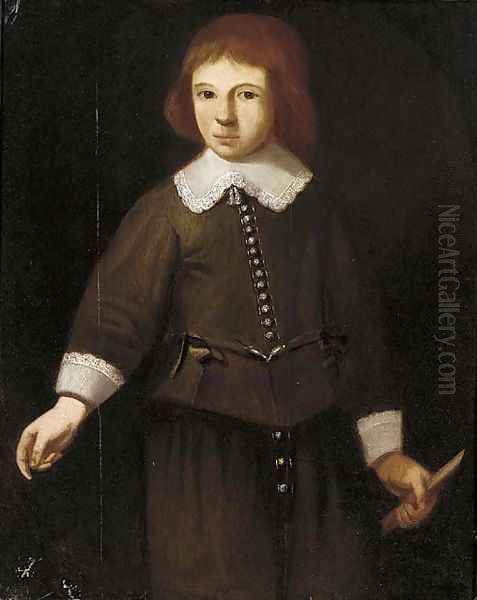 Portrait of a boy Oil Painting by Anglo-Dutch School