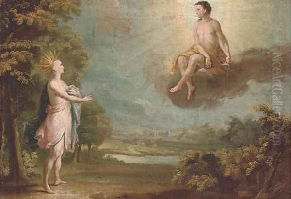 An Allegory of the Americas Oil Painting by Dutch Colonial School