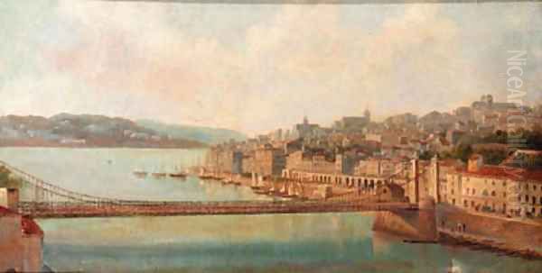 View of Lissabon Oil Painting by European School