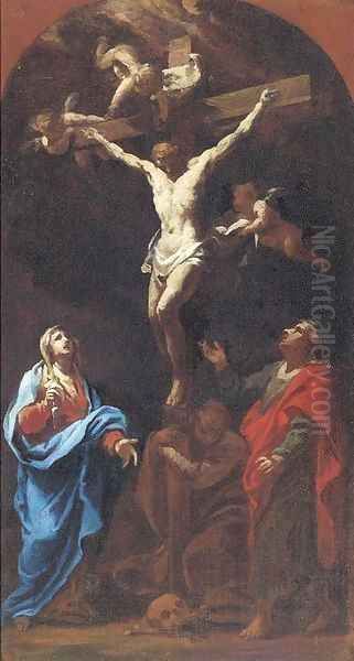 The Crucifixion Oil Painting by Giovanni Camillo Sagrestani