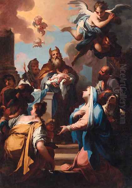 The Presentation in the Temple Oil Painting by Giovanni Camillo Sagrestani