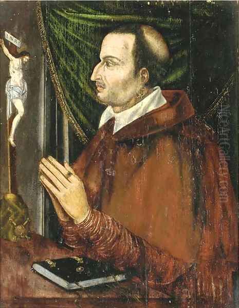 Saint Charles Borromeo Oil Painting by Hispano-Flemish School