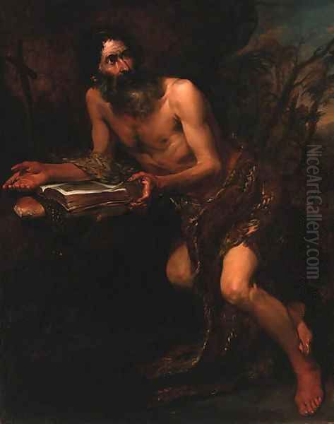 Saint Paul the Hermit Oil Painting by Neopolitan School