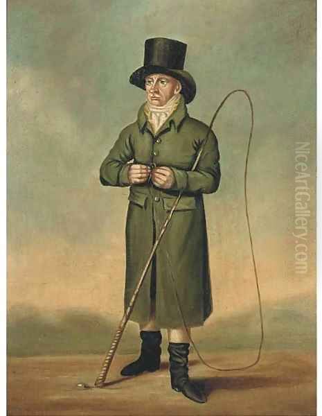 The coachman Oil Painting by Provincial School