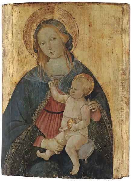 The Madonna and Child Oil Painting by Umbrian School