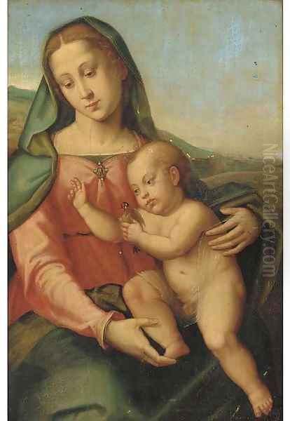 The Madonna and Child Oil Painting by Giovanni Antonio Sogliani