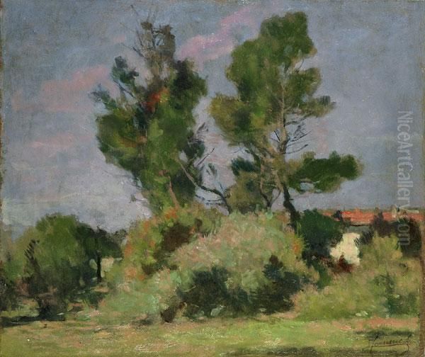 Paesaggio Oil Painting by Ludovico Tommasi