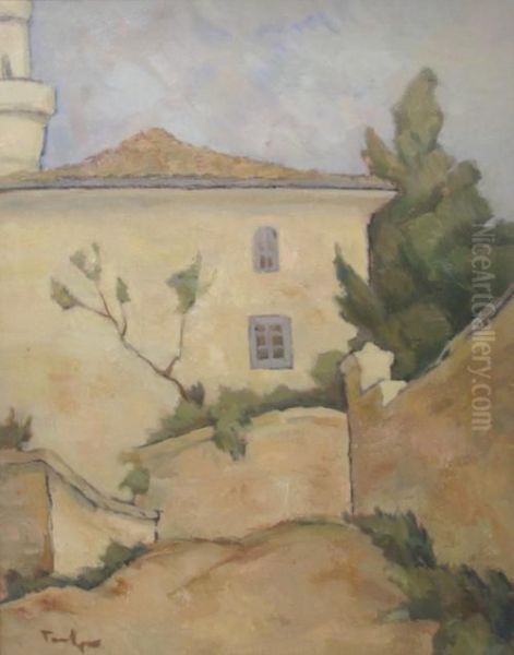 Mosk In Balcic Oil Painting by Nicolae Tonitza