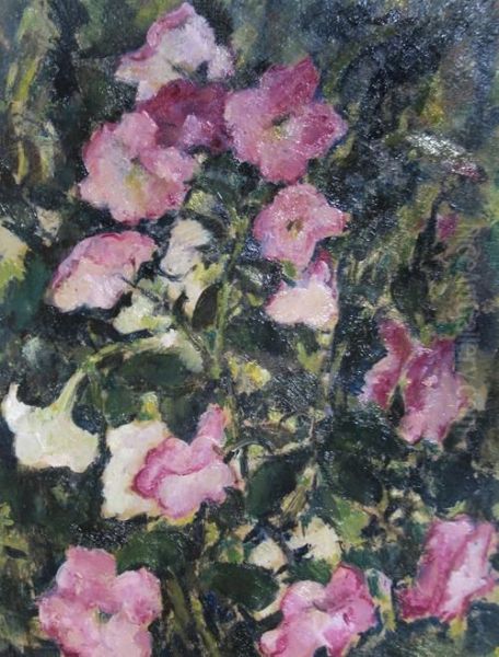 Flowers Oil Painting by Nicolae Tonitza