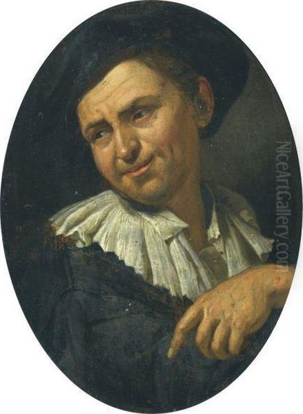 Portrait Of A Man Oil Painting by Jacob Van Toorenvliet