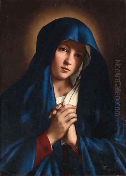 The Madonna at prayer 4 Oil Painting by Giovanni Battista Salvi, Il Sassoferrato