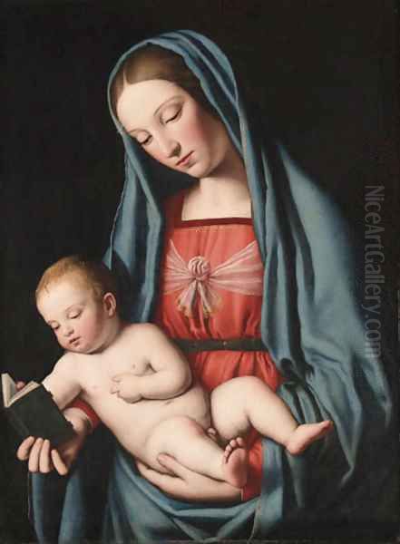 The Madonna and Child, after Raphael Oil Painting by Giovanni Battista Salvi, Il Sassoferrato