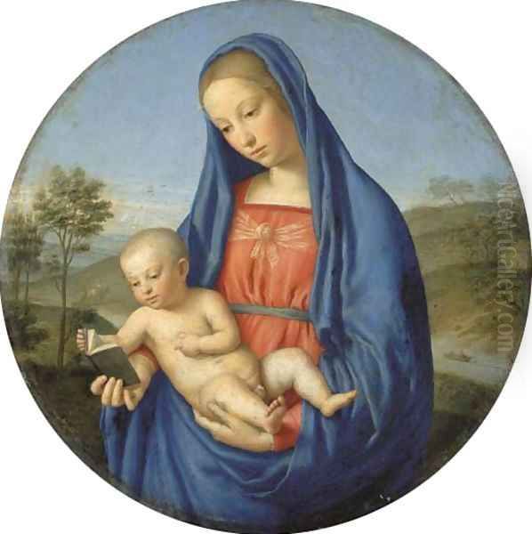 The Madonna and Child 3 Oil Painting by Giovanni Battista Salvi, Il Sassoferrato