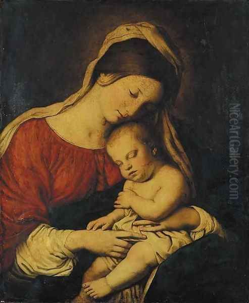 The Madonna and Child 2 Oil Painting by Giovanni Battista Salvi, Il Sassoferrato