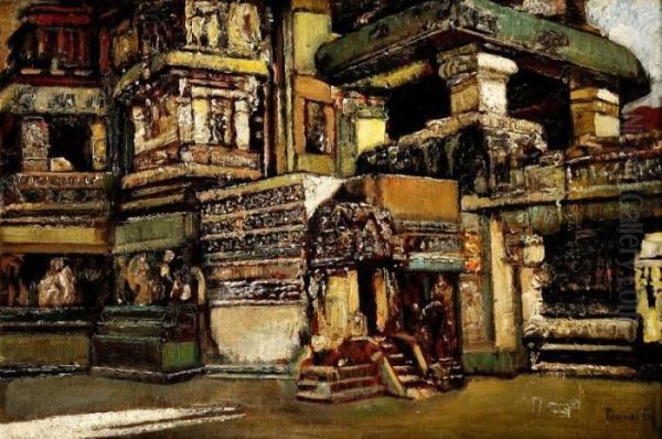 Orientalny Motiv Oil Painting by Gyula Tornai