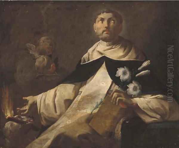 Saint Dominic Oil Painting by Francesco Solimena