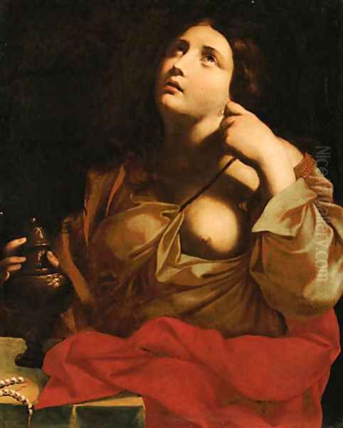 The Penitent Magdalen Oil Painting by Giovanni Giacomo Sementi