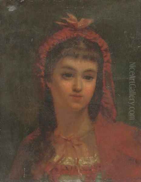 Little red riding hood Oil Painting by James Sant