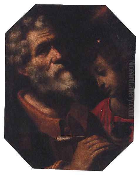 Saint Matthew Oil Painting by Giovanni Battista Selvastrelli