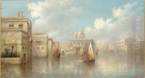 Venetian capriccios Oil Painting by James Salt