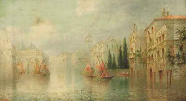 A Venetian Capriccio 4 Oil Painting by James Salt