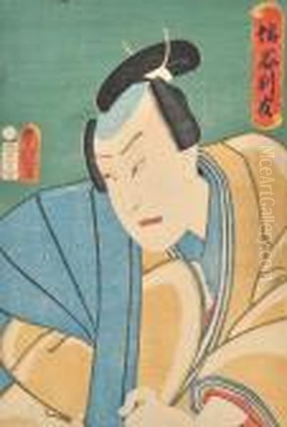 The Actor Sawamura Tossho In The Role Of Enya Hangan Oil Painting by Toyokuni