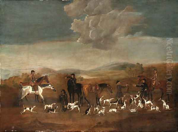 End of the hunt Oil Painting by James Seymour