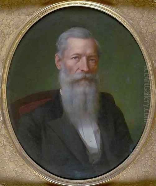 Portrait of Mark Hopkins Oil Painting by Stephen William Shaw