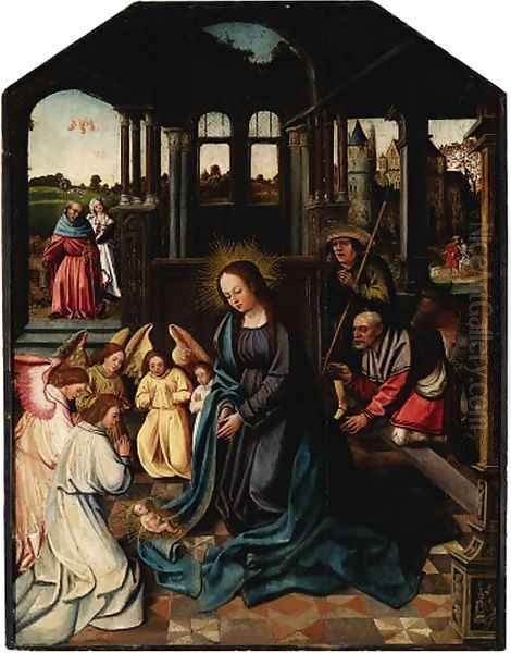 The Adoration of the Shepherds Oil Painting by Netherlandish School