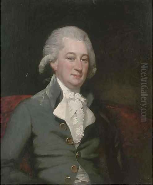 Portrait of a gentleman 2 Oil Painting by Gilbert Stuart