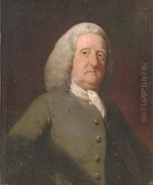 Portrait of a gentleman 5 Oil Painting by Gilbert Stuart